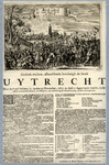 32356 Afbeelding van het vertrek van de Fransen uit Utrecht aan het eind van de oorlog met Frankrijk.